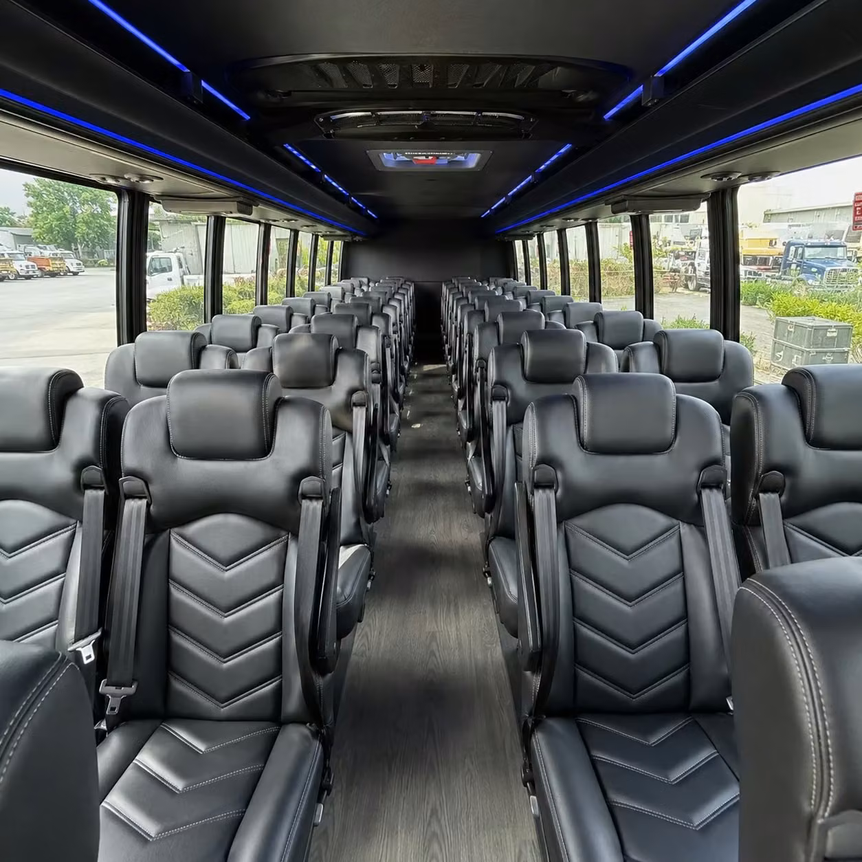 28 passenger minibus inside