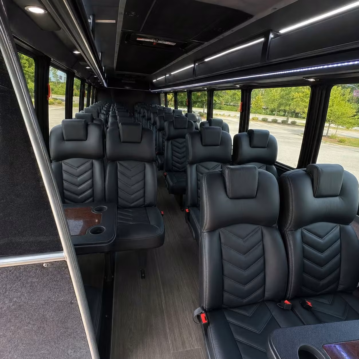 30 passenger minibus inside