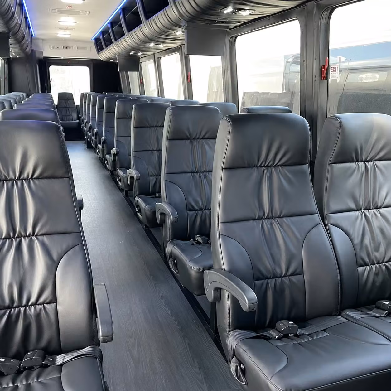 35 passenger minibus inside