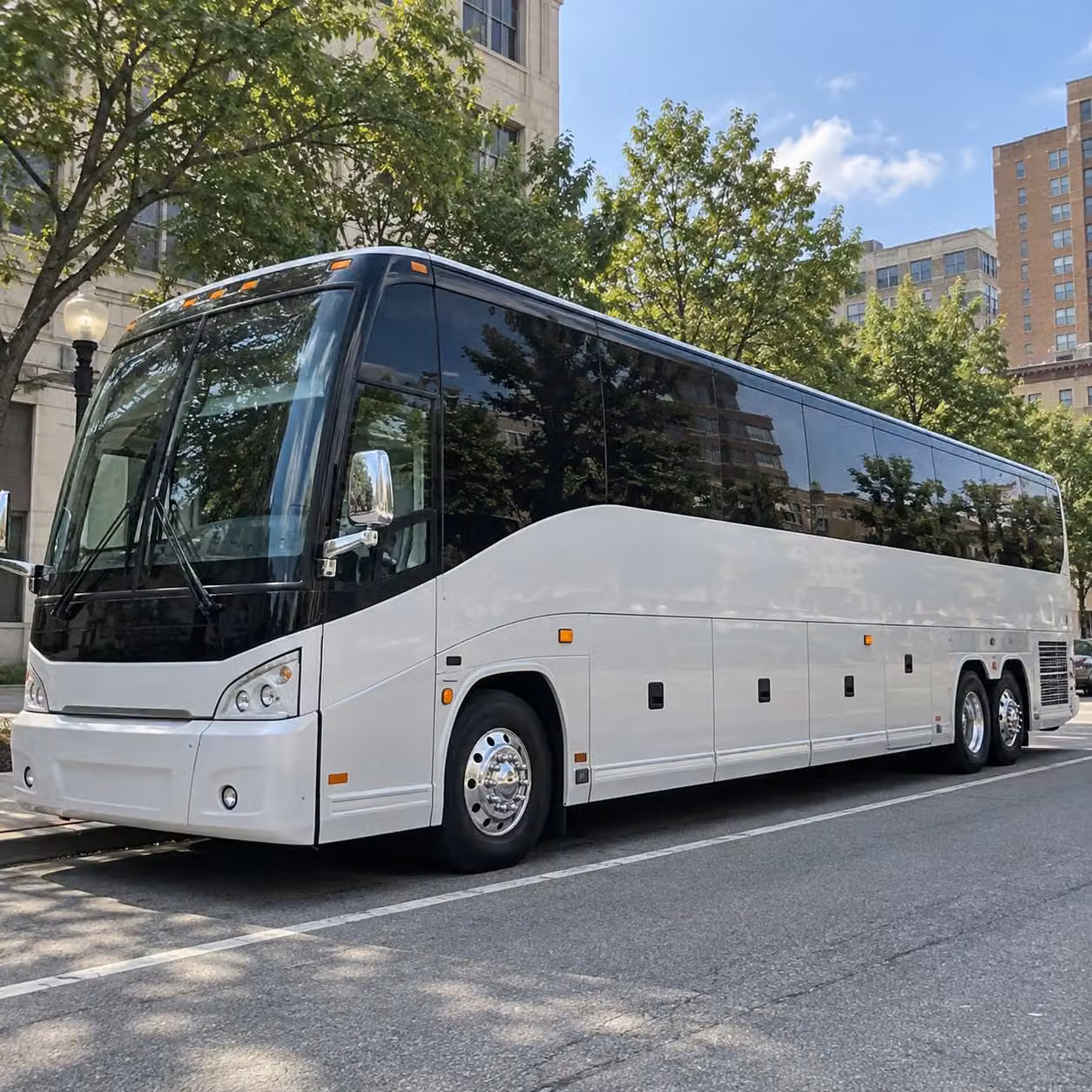 56 passenger charter bus